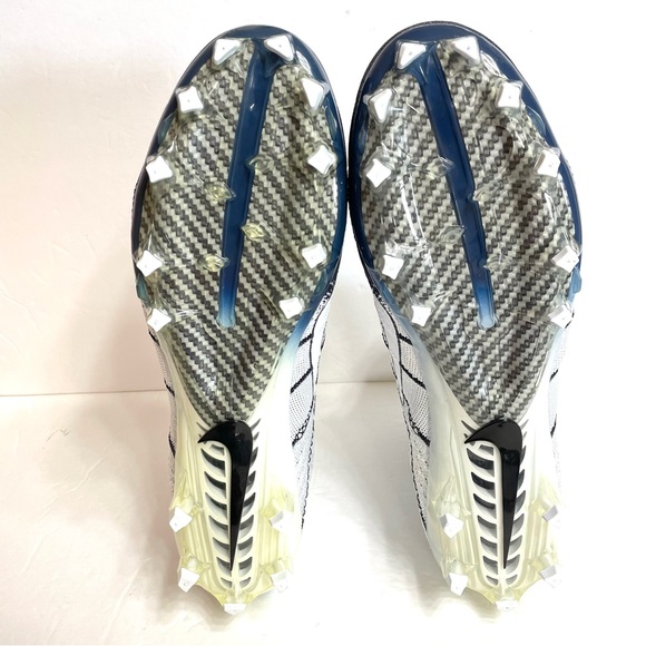 Nike Vapor Untouchable 3 Elite Flyknit Size 11.5 White Midnight Navy AO3006-101 - Picture 6 of 7